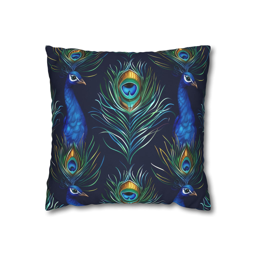 Emerald Peacock Feathers Luxe Square Cushion Cover - Hidden Zipper vs Envelope Cushion Covers UK Guide