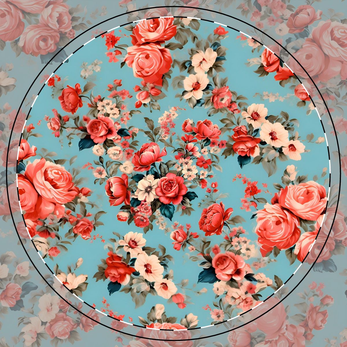1. Vintage Fabric Coaster Collection