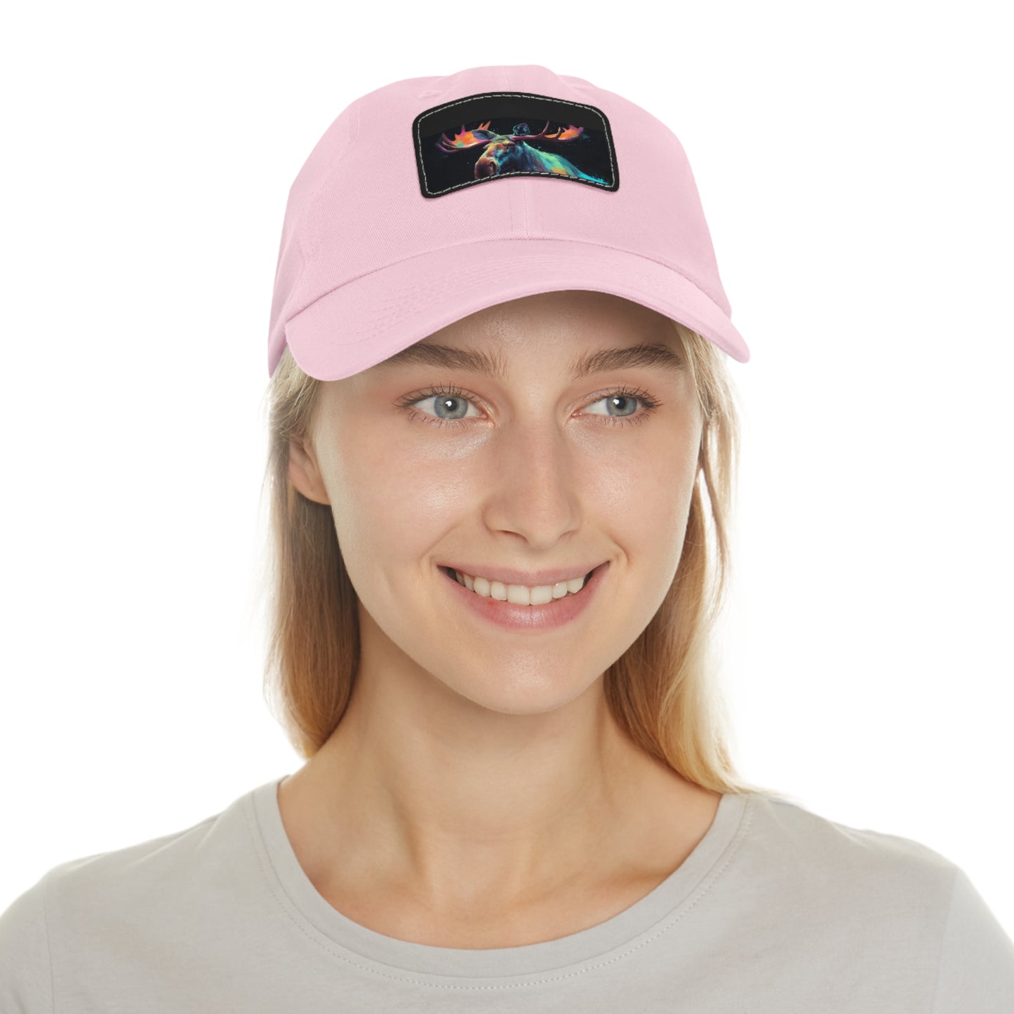 Wild and Beautiful Moose Watercolor Baseball Cap