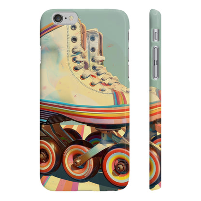 Roll with It: Retro Stripe Skate Phone Case