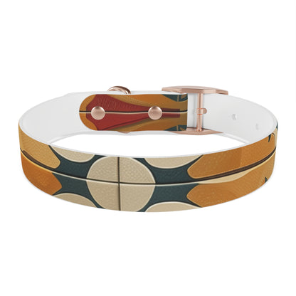 Tile Print Dog Collar: Handcrafted Chic Design