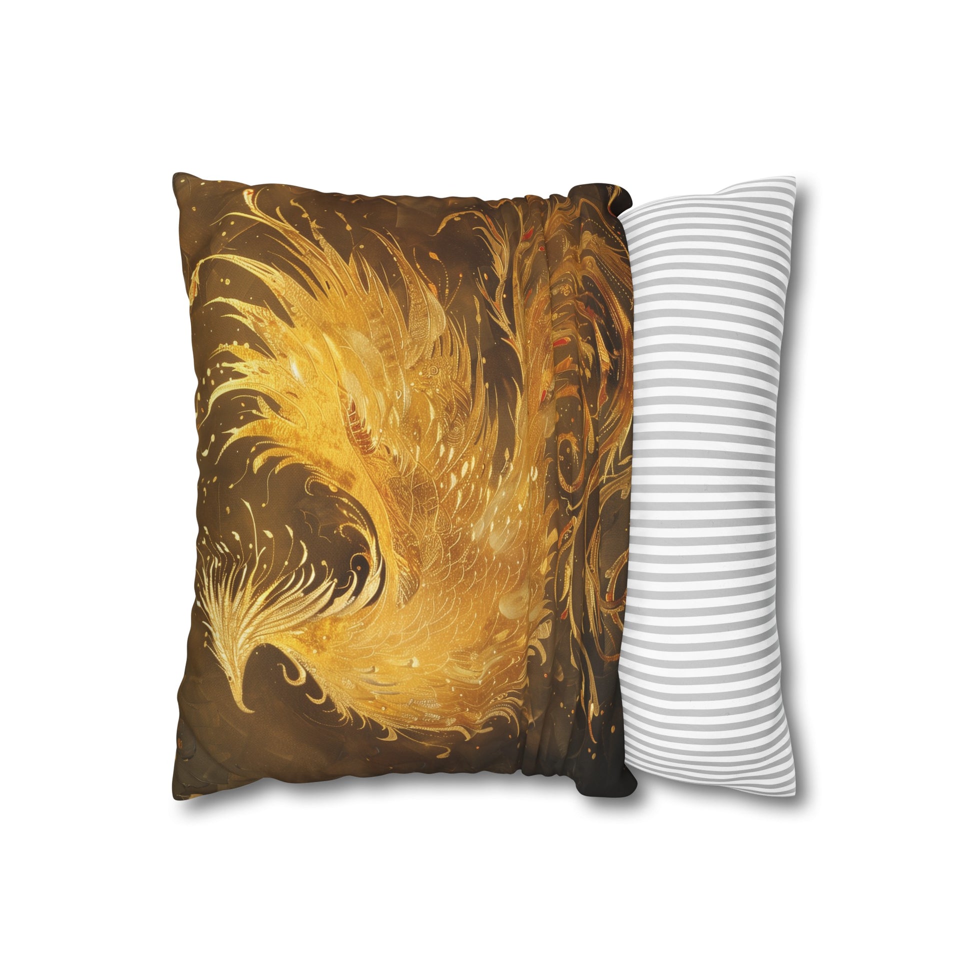 "Phoenix Fire Pillowcase - Transform your dreams with this mythical phoenix design. High-quality, comfy, and stylish. Perfect gift for all seasons. Shop now!"