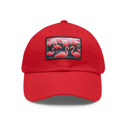 Flamboyant Flamingo Print Baseball Cap