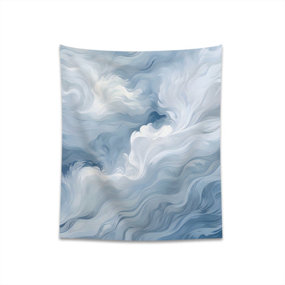 "Soft Line Tapestry: Create Peaceful Tranquility with Dreamy Hues | High-Quality Material, Perfect Gift for All Seasons | 34" x 40" or 57" x 57" Sizes Available"