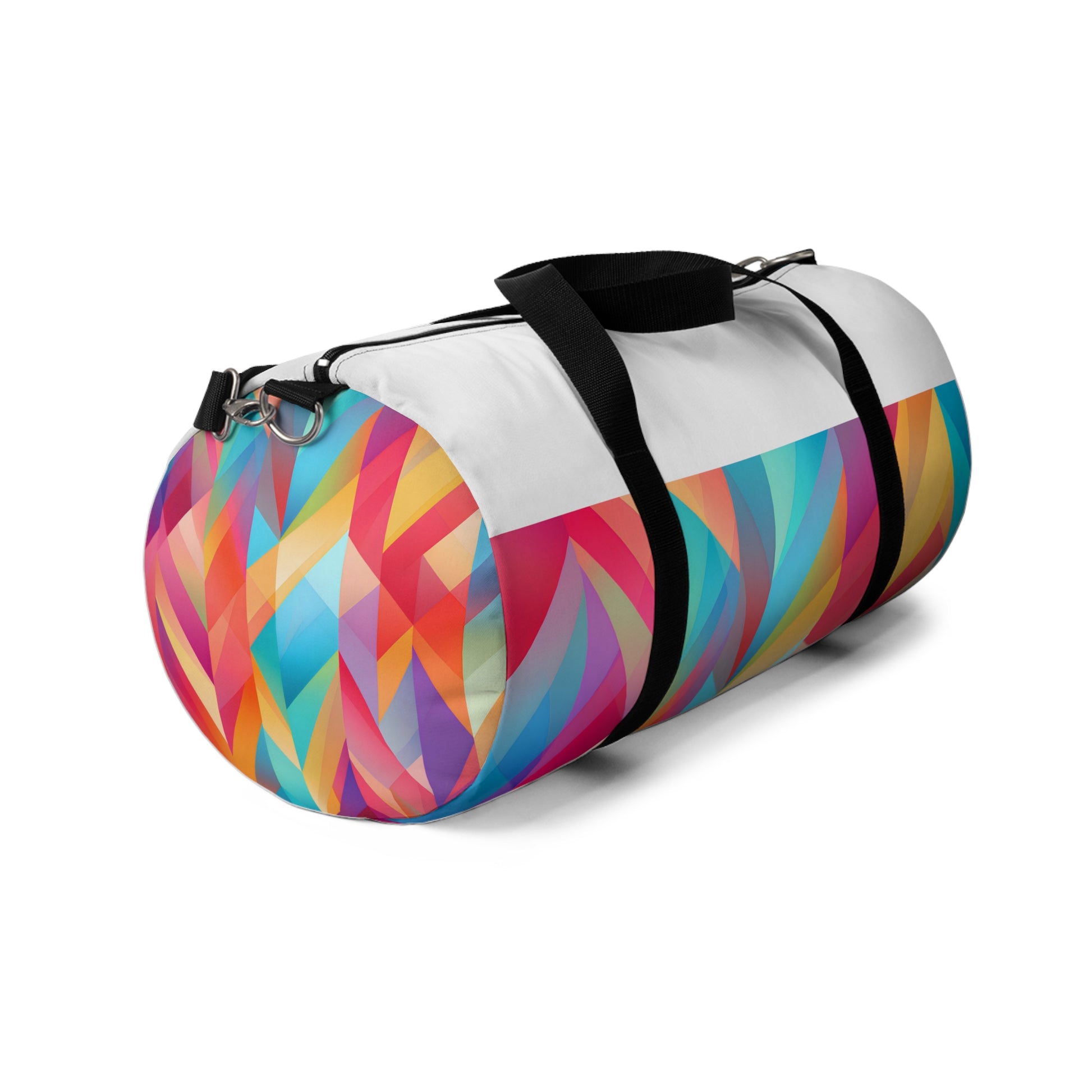 Sunrise Geometry Duffel Bag | Duffle Bags | Accessories, All Over Print, AOP, Assembled in the USA, Assembled in USA, Bags, Duffle, Made in the USA, Made in USA | Prints with Passion