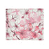 Pink & White Cherry Blossom Seamless Plush Fleece Throw Blanket - View 2 | Prints With Passion