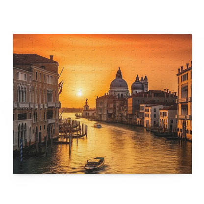 Venice Italy Jigsaw Puzzle - Intricate canals, gondolas, vibrant architecture - perfect for a relaxing escape