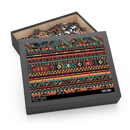 Aztec Pattern Jigsaw Puzzle | Puzzle | Back-to-School, Fall Picks, Games, Holiday Picks, Home & Living, Puzzles, TikTok, Valentine's Day, Valentine's Day Picks | Prints with Passion