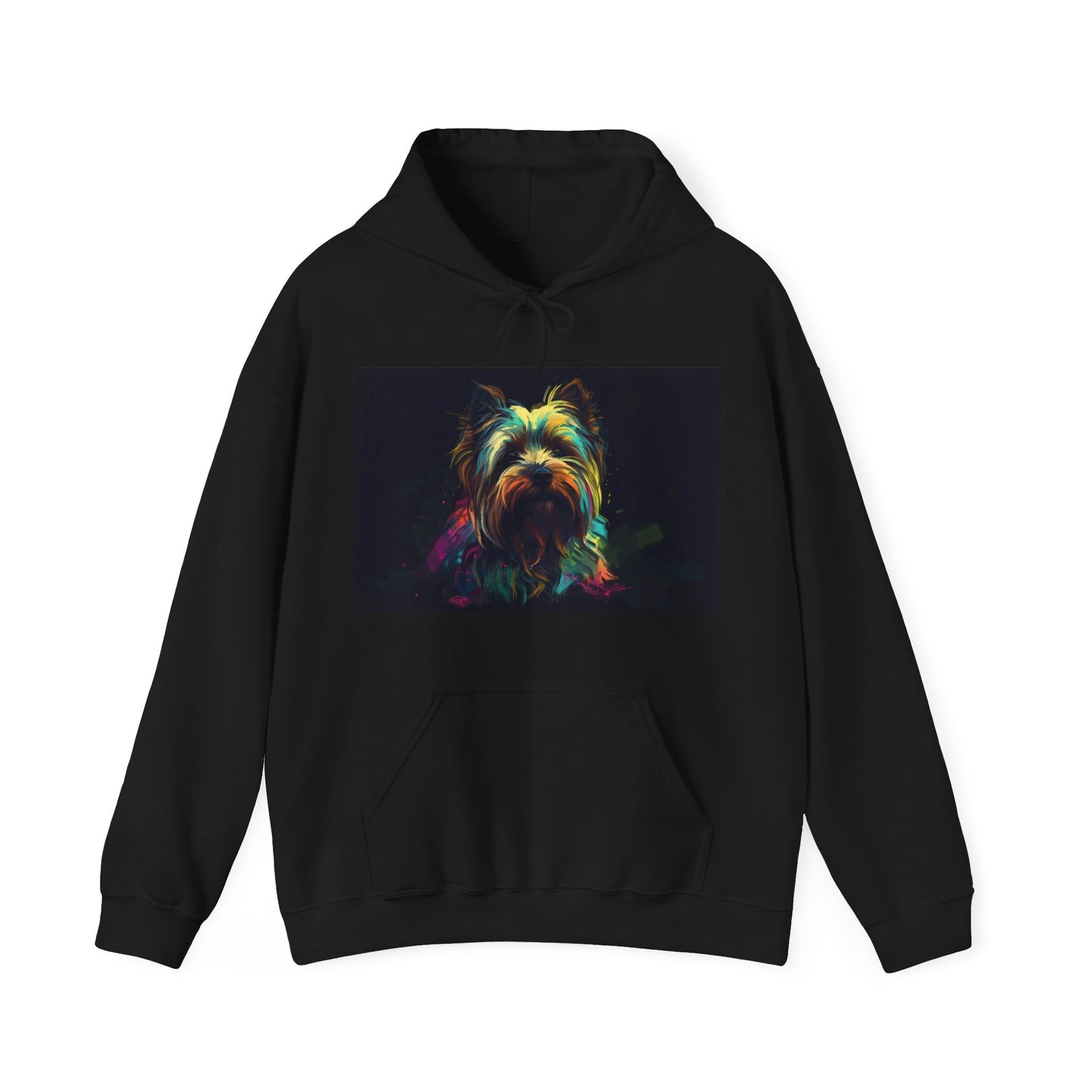 Yorkie Furry Friend Hoodie | Hoodies | DTG, Hoodies, Men's Clothing, Regular fit, Unisex, Women's Clothing | Prints with Passion