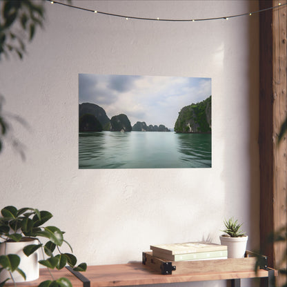 halong bay cruise poster