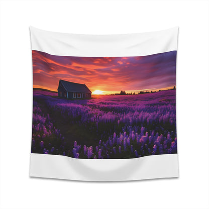 "Dutch Delight Tapestry: Bursting Flower Fields, Vibrant Colors - High-Quality, Stylish, Perfect for All Seasons, Makes a Great Gift - Available in 34"x40" and 57"x57""