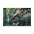 Stegosaurus Dinosaur — Canvas Wall Art — Living Room Wall Lifestyle View