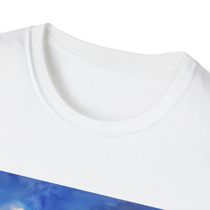 ## Ancient Wonders in Watercolor: The Egyptian Pyramids T-shirt