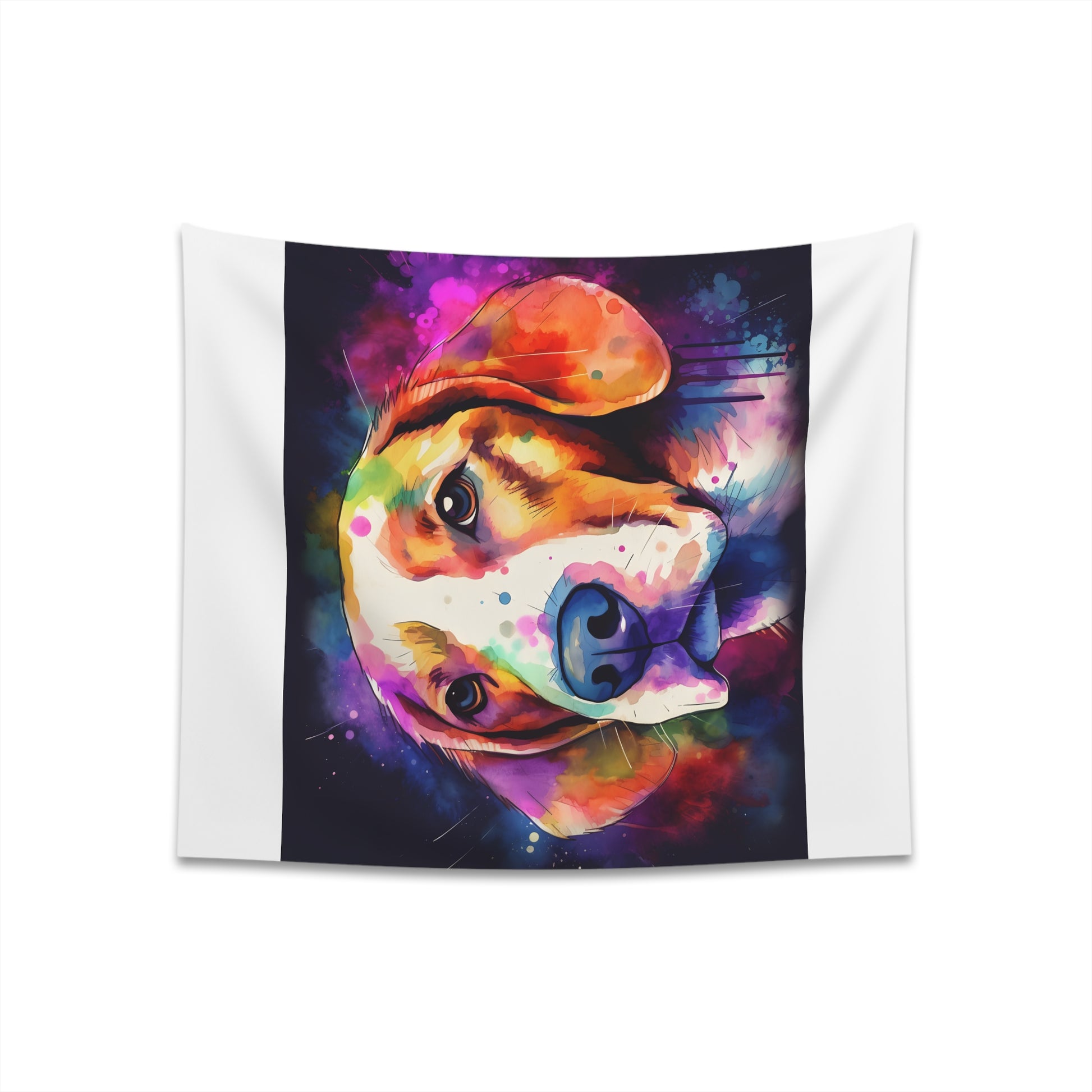 "Beagle Beauty Tapestry: Playful and Stylish Home Decor - Perfect Gift, High Quality Material"