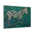 Techno Zebra Running Through Circuits (Edition II) — Canvas Wall Art — Product Detail View 6