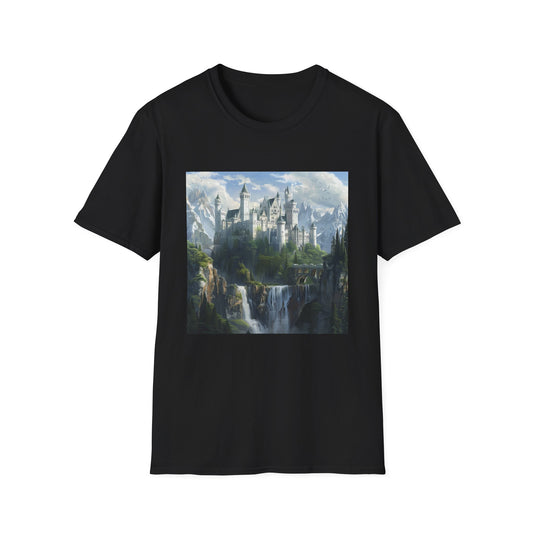 Realm of Enchantment: Mystical Fantasy Castle T-Shirt | T-Shirt | DTG, Men's Clothing, Regular fit, T-Shirts, Unisex, Women's Clothing | Prints with Passion