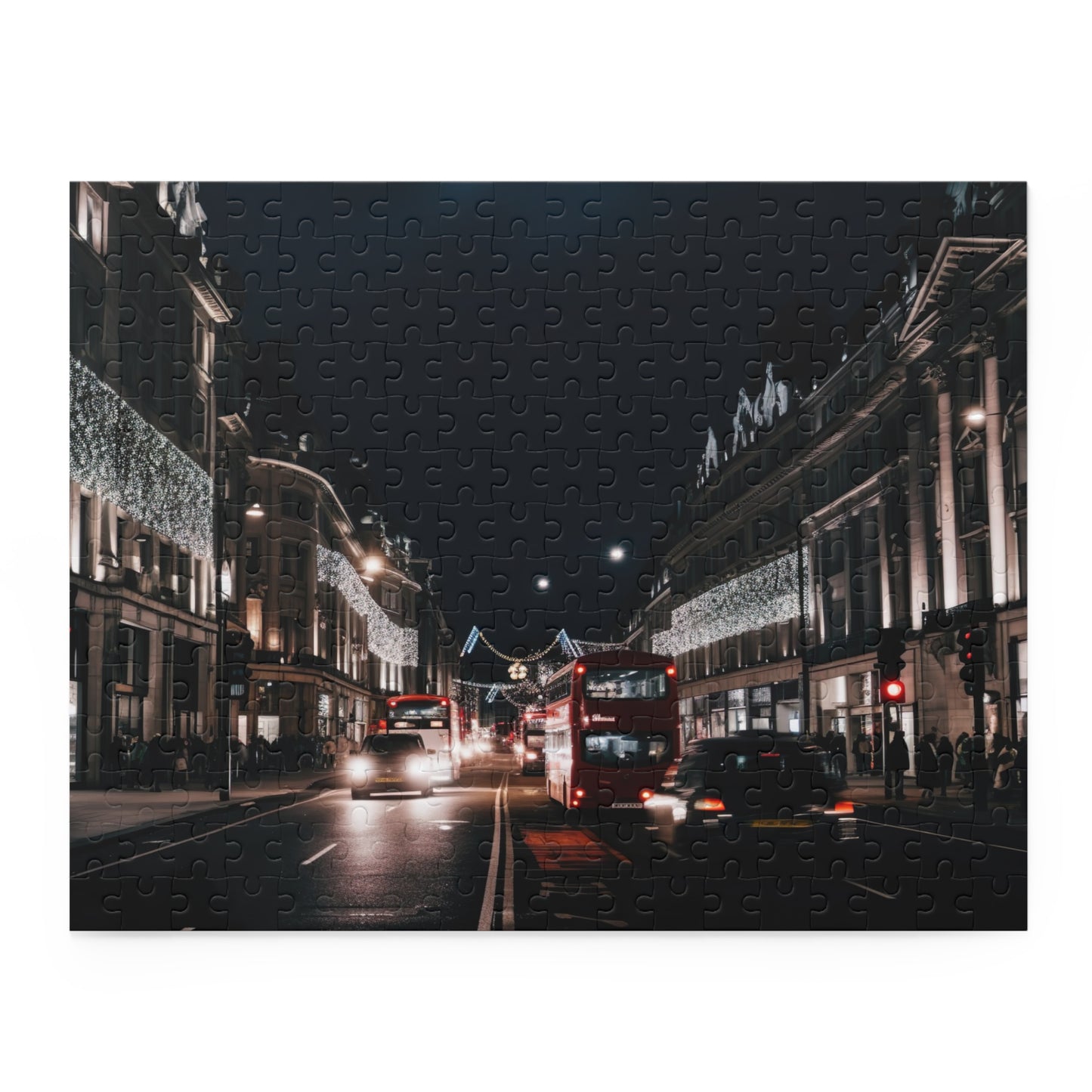 Oxford Street Night Puzzle