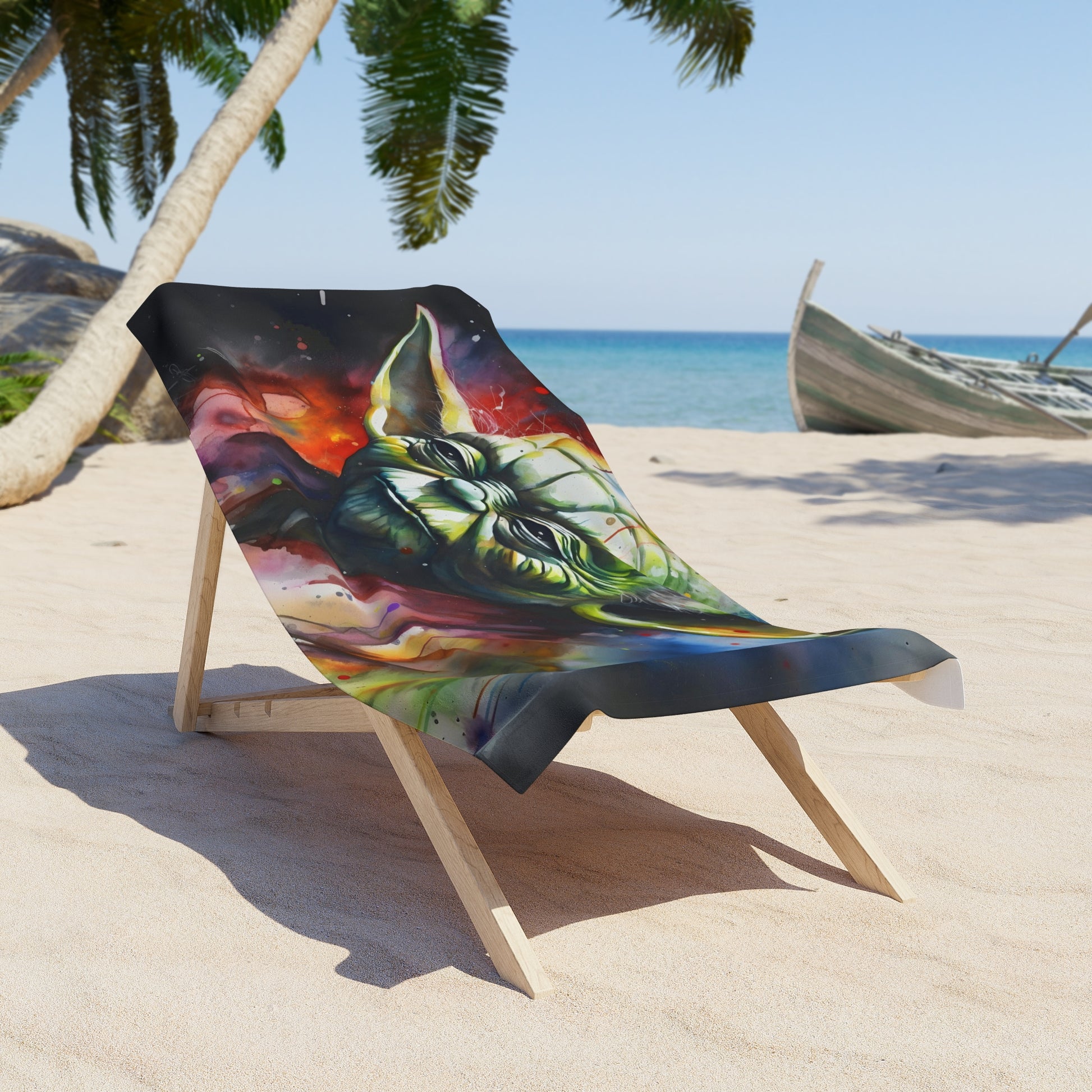 this beach towel will keep you comfortable and cozy. Add a touch of the galaxy far