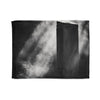 Echoes of Light Around Temple Monolith Plush Fleece Throw Blanket