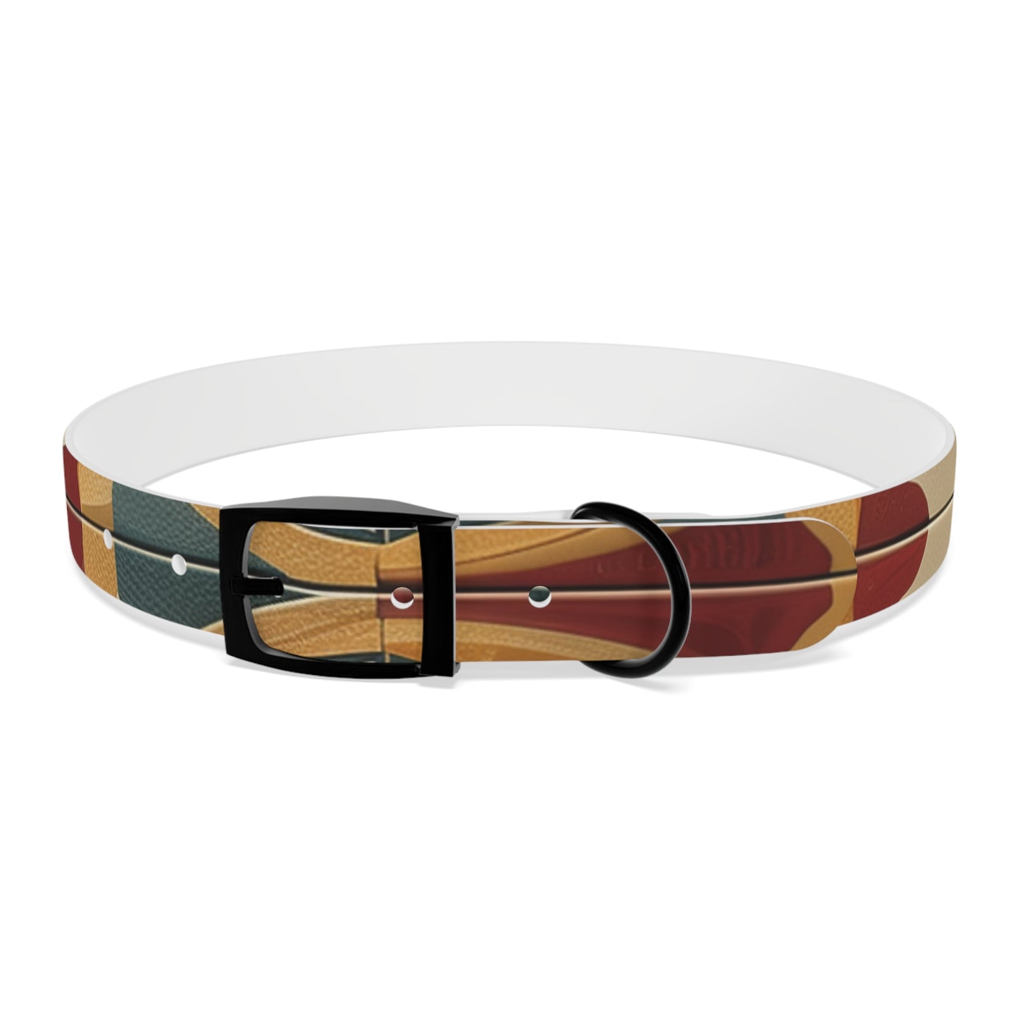 Tile Print Dog Collar: Handcrafted Chic Design