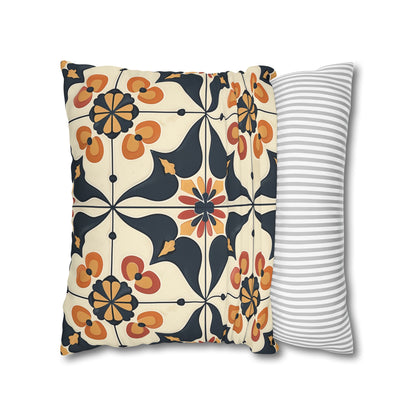 "Artisan Tiles Pillowcase Design - Vibrant and intricate seamless pattern inspired by traditional tiles, elevate your bedroom decor"