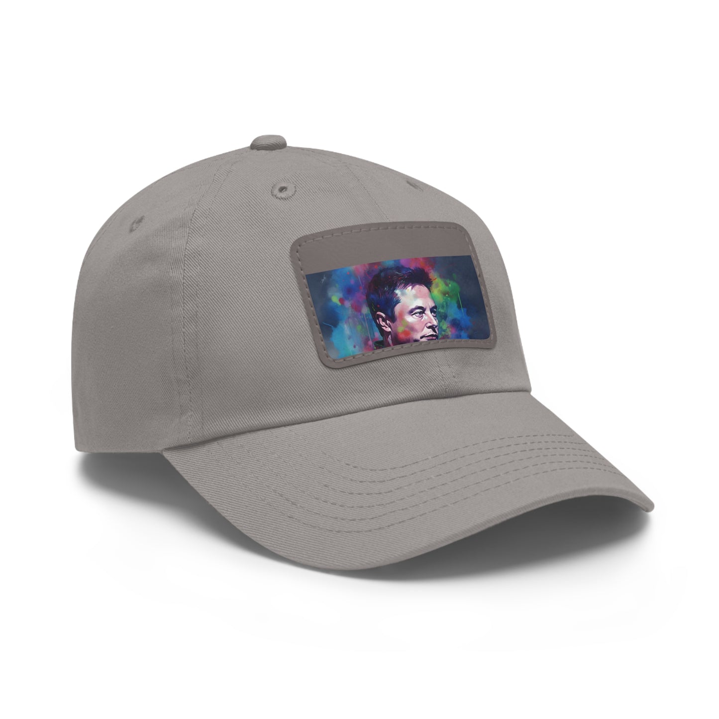 Neon Dreams: Elon Musk Watercolor Baseball Cap