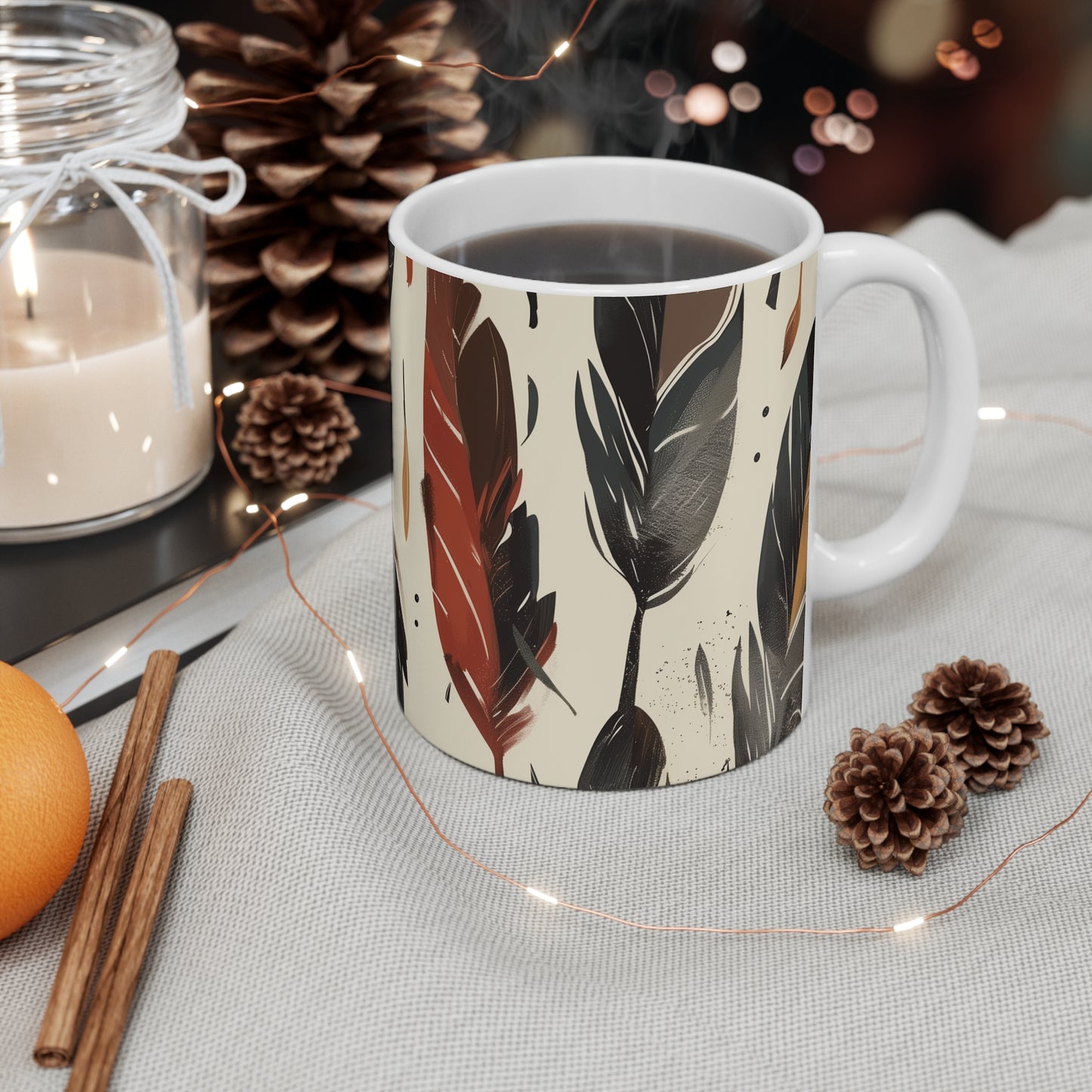 Boho Feather Dream Coffee Mug