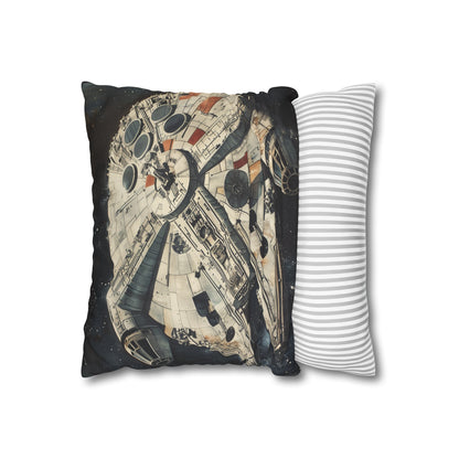 "Millennium Falcon Hyperspace Pillowcase | High-Quality & Stylish | Star Wars Gift"