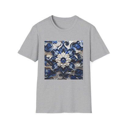 Porcelain Blue Blossom Tee