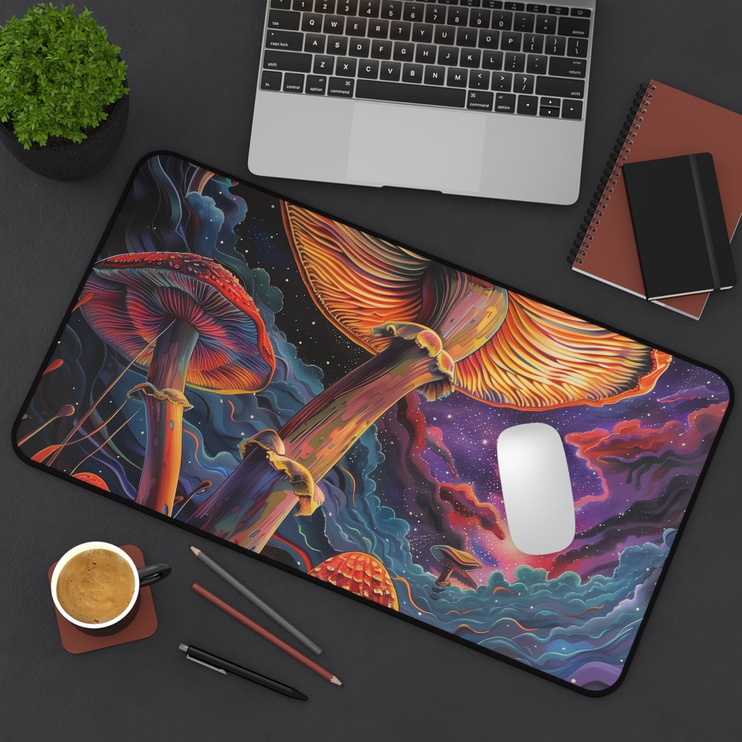 Neon Jungle Desk Mat: Elevate Your Workspace