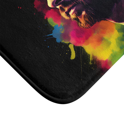 Neon Messi Bath Mat