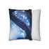 Robotic Harp Playing Stardust Music — 40×40 Cushion Cover — Sofa & Living Room Lifestyle View