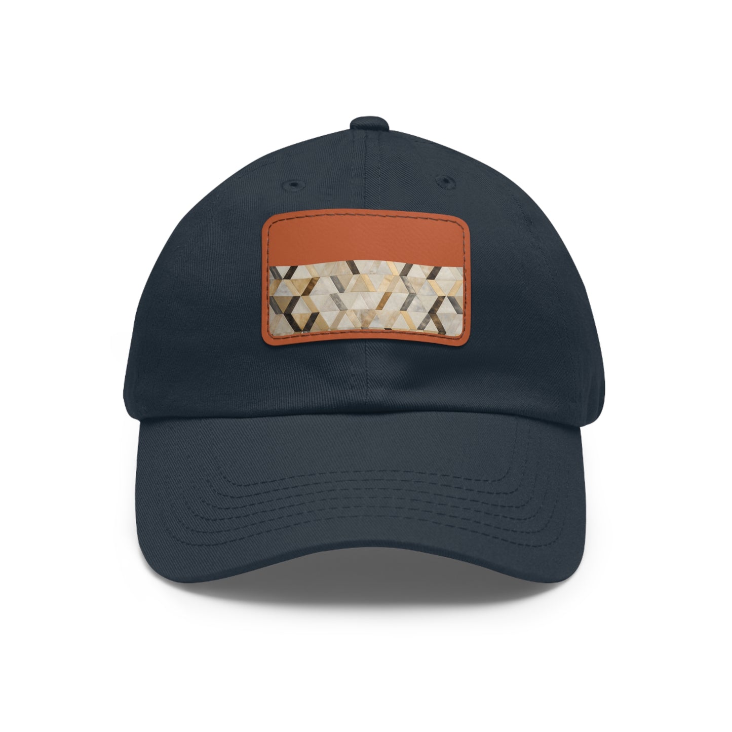 Golden Cream Kilim Chic Baseball Cap