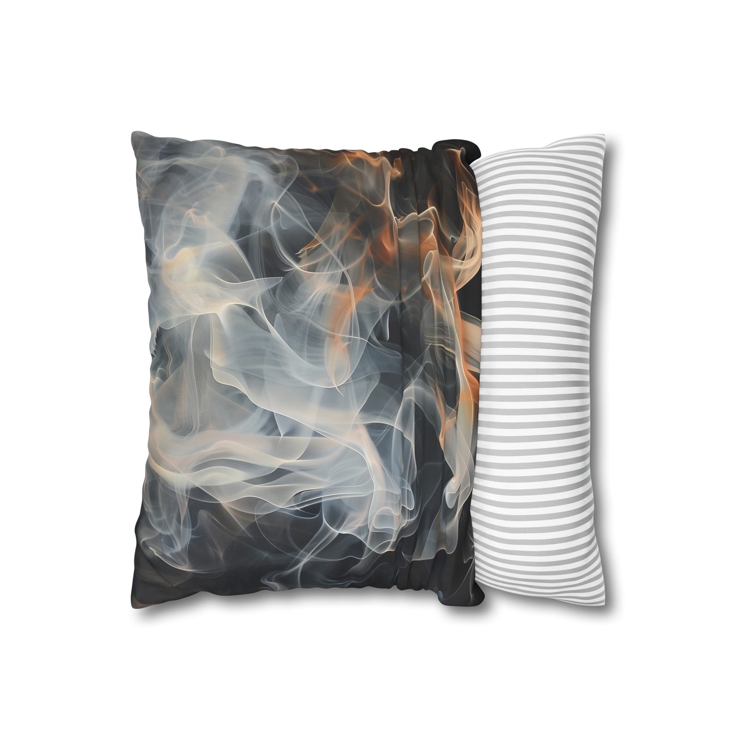 "Abstract Smoke & Mirrors Pillowcase - High-quality, stylish, perfect for all seasons. Add mystery and depth to your sleep space. Makes a great gift. Shop now!"