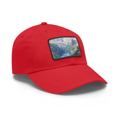 Alpine Splendor: Swiss Alps Watercolor Baseball Cap