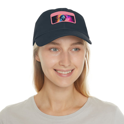 Neon Dreams: Keanu Reeves Watercolor Baseball Cap