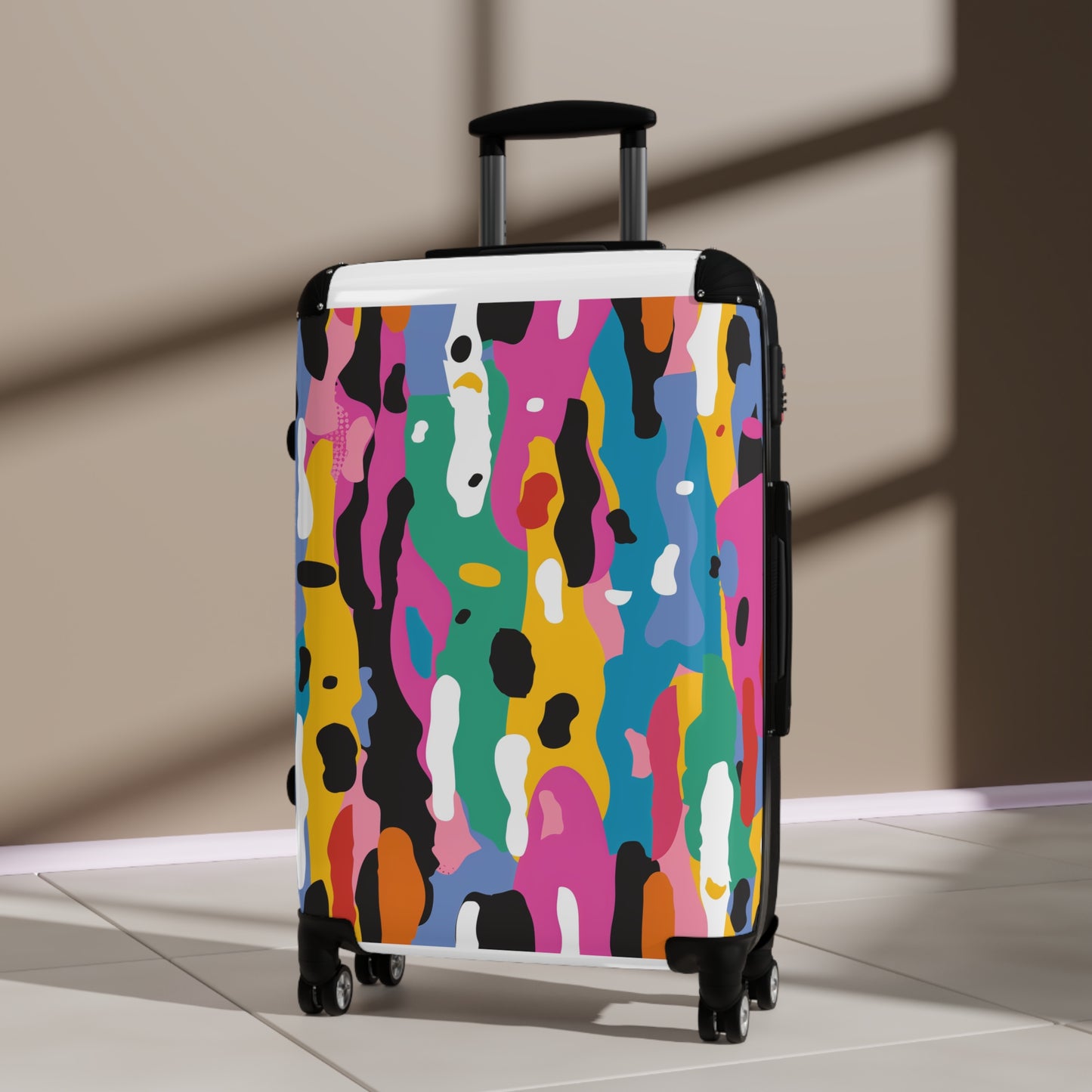 Vibrant Abstract Pattern Suitcase