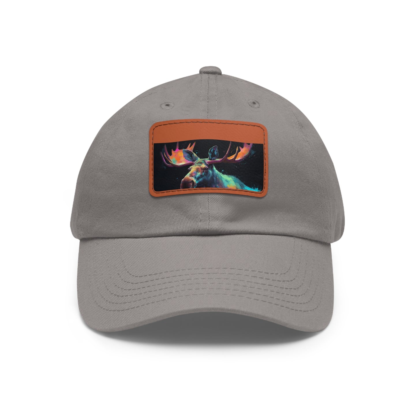 Wild and Beautiful Moose Watercolor Baseball Cap