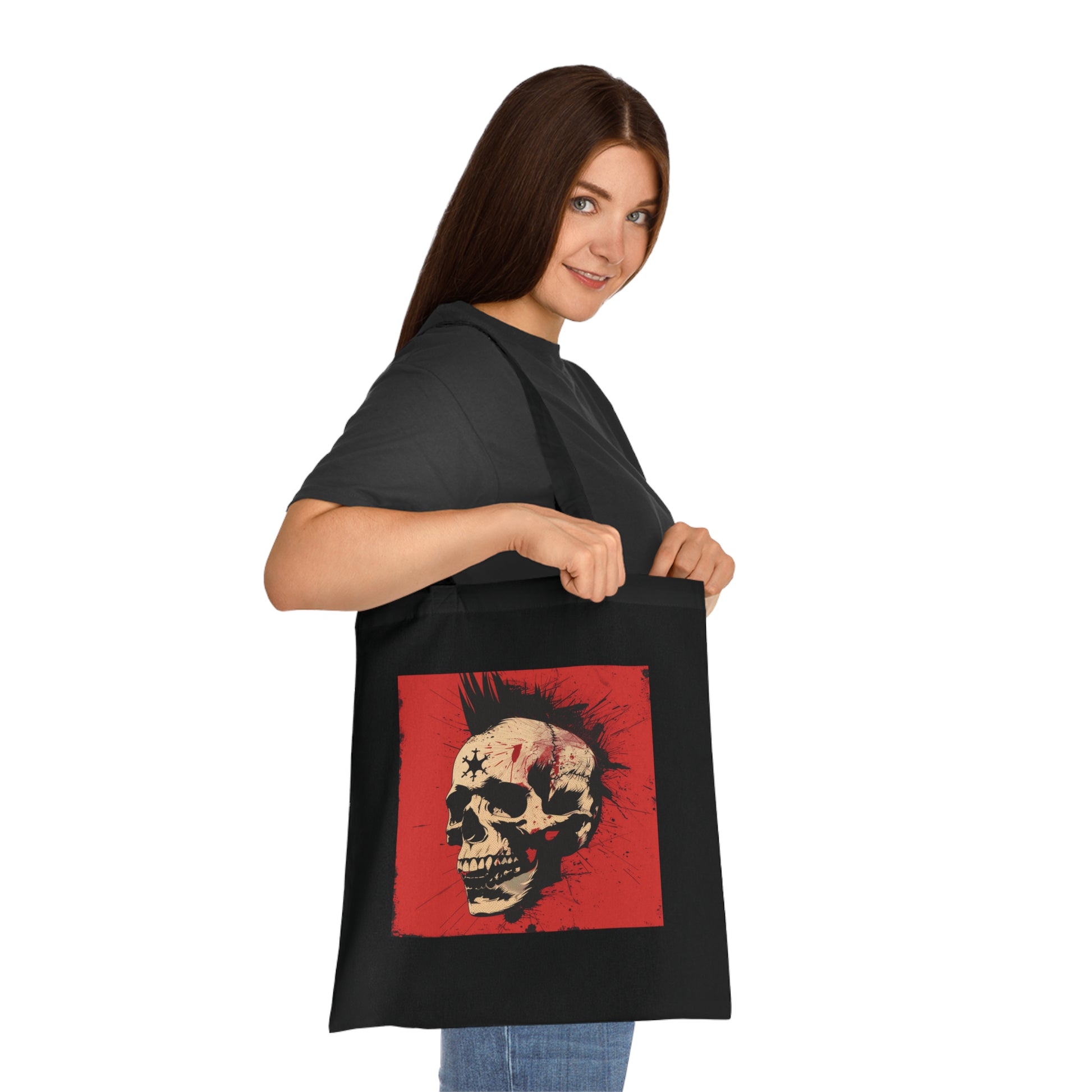 Rock On Skull Tote Bag | Tote Bag | Accessories, Bags, Cotton, DTG, Totes | Prints with Passion