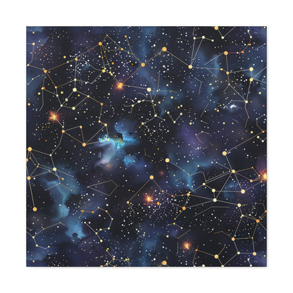 Starry Night Sky Canvas: A Celestial Masterpiece | Canvas | Art & Wall Decor, Canvas, Fall Picks, Hanging Hardware, Home & Living, Indoor, Top Spring Products, Valentine's Day promotion | Prints with Passion