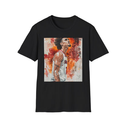 Ice Trae: A Watercolor Tribute to Young's Skills | T-Shirt | DTG, Hoodies, Men's Clothing, Regular fit, Unisex, Women's Clothing | Prints with Passion