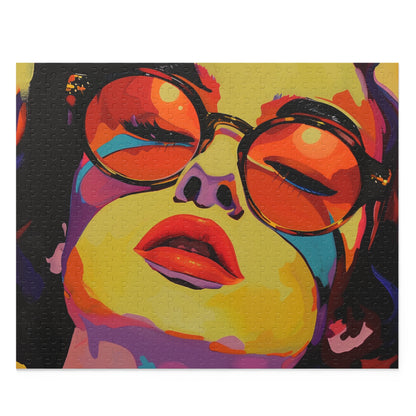 Vibrant Pop Art Portrait Jigsaw Puzzle for Art Lovers | Hours of Entertainment