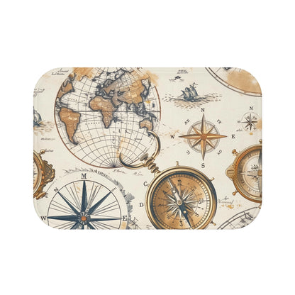 Vintage Maps Bath Mat | Bath Mats | Bath, Bathroom, Home & Living, Indoor, Sublimation | Prints with Passion