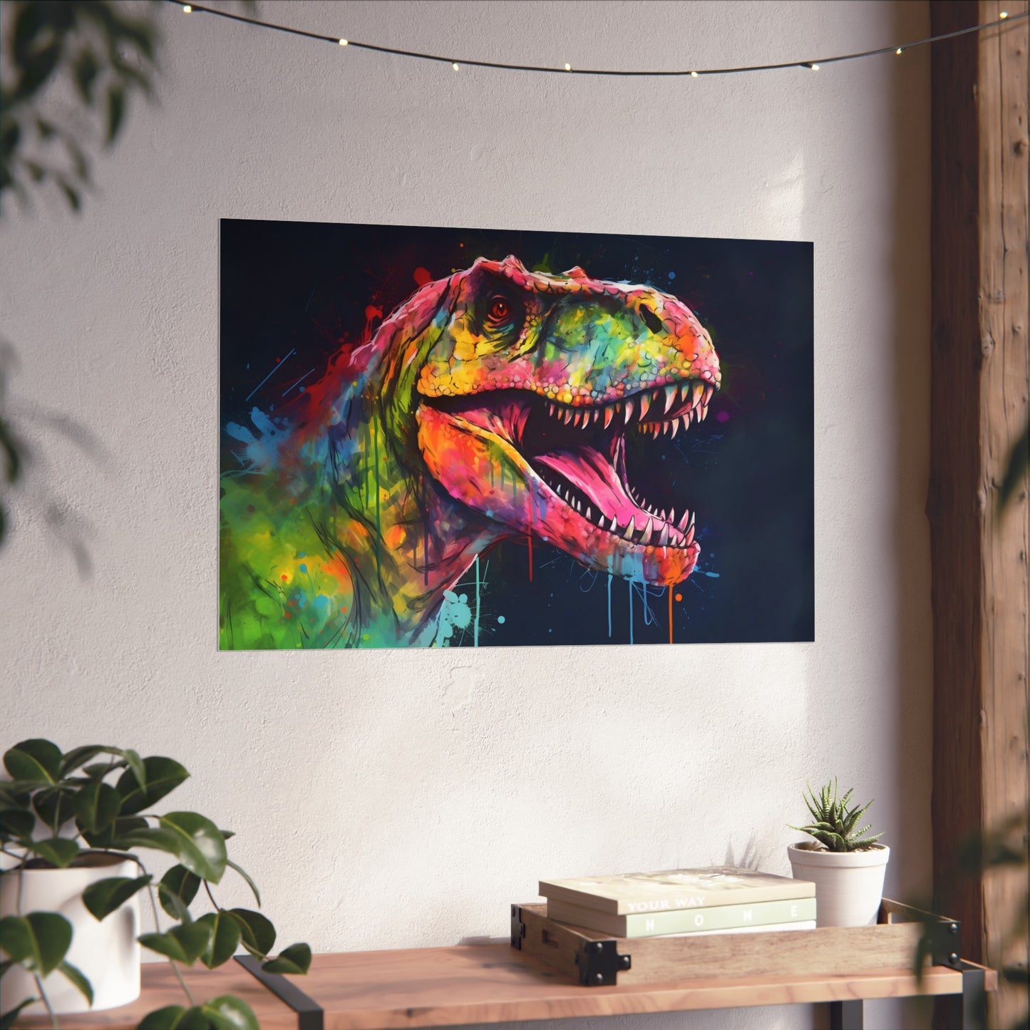 this poster brings these prehistoric giants to life right in your space. Printed on top-tier material