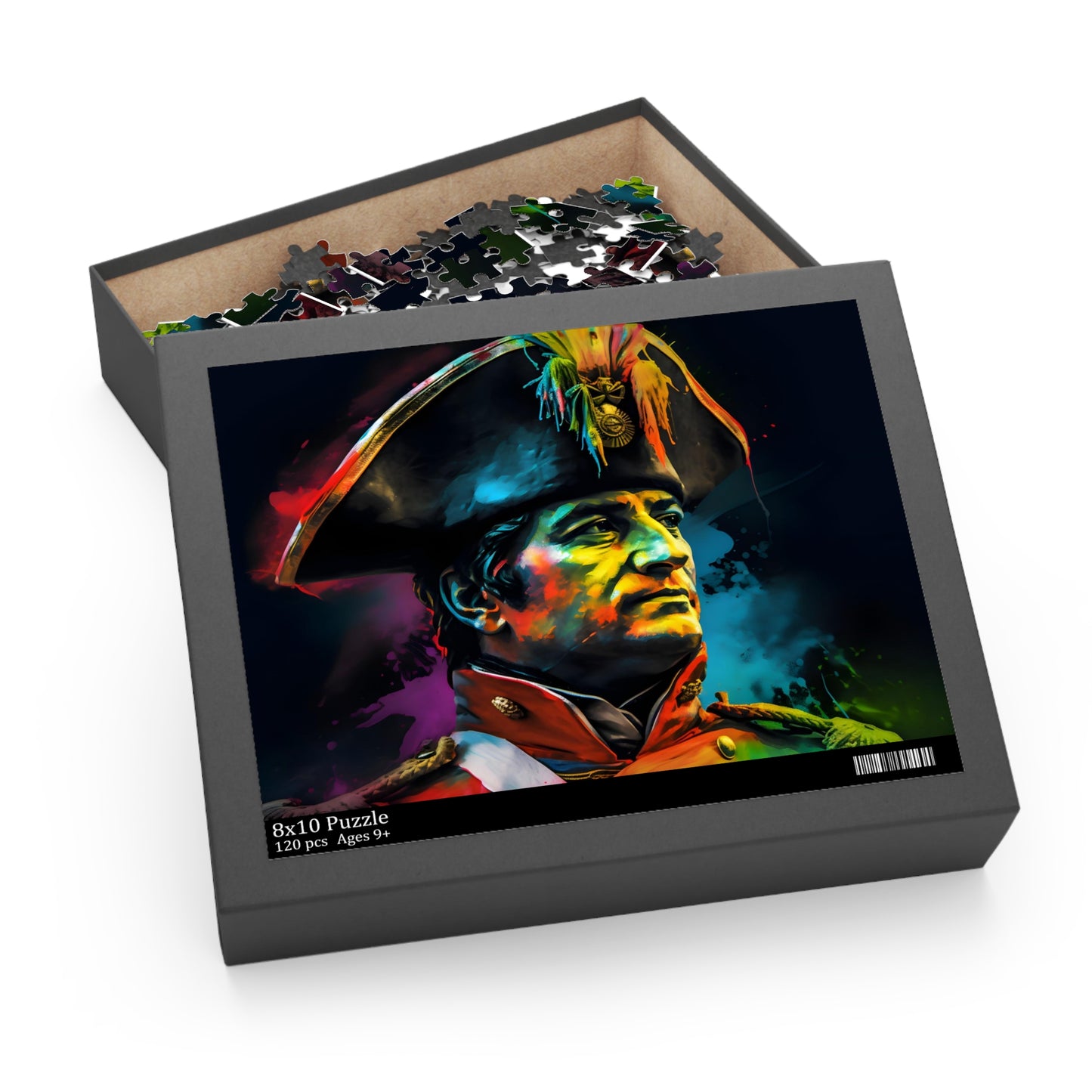 Napoleon Watercolor Neon Jigsaw Puzzle