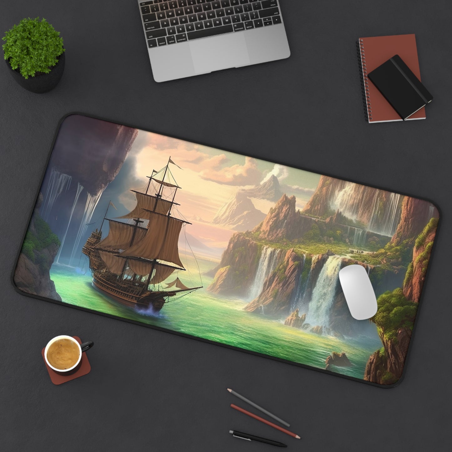 Enchanted Neverland Desk Mat | Desk Mat | Accessories, Back-to-School, Desk, Fall Bestsellers, Home & Living, Mouse pad, Mouse Pads, Mousepad, Seasonal Picks, Stationery, TikTok | Prints with Passion