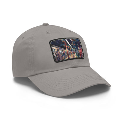 New York City Subway Sunset: Watercolor Baseball Cap