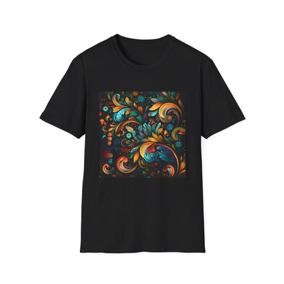 Organic Symphony in Geometric Harmony | T-Shirt | Abstract Design, Artistic Apparel, Designer Collaboration, Geometric Print, Graphic Tees, Isomorphic Design, Limited Edition, Minimalist Fashion, Pattern T-Shirts, Unique T-Shirts | Prints with Passion