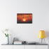 Sunset Made of Music Notes (Edition II) — Canvas Wall Art — Kiln-Dried Pine Frame & Ready-to-Hang Back View