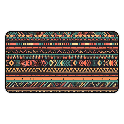 Aztec Chic Desk Mat - Protect Your Workspace with Stylish Aztec Pattern - Office Decor Must-Have